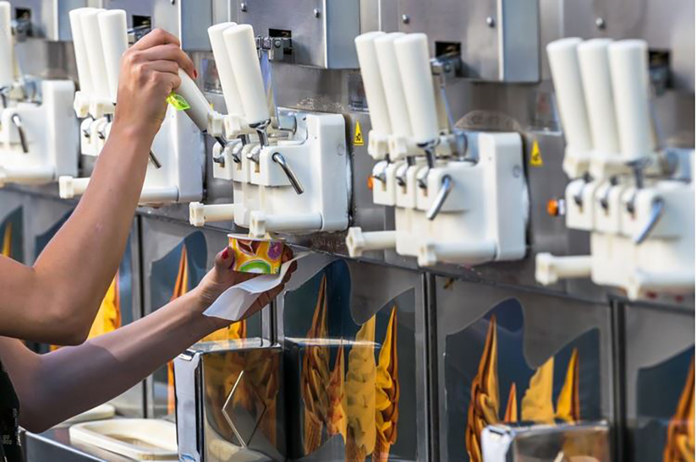 machine glace à l'italienne