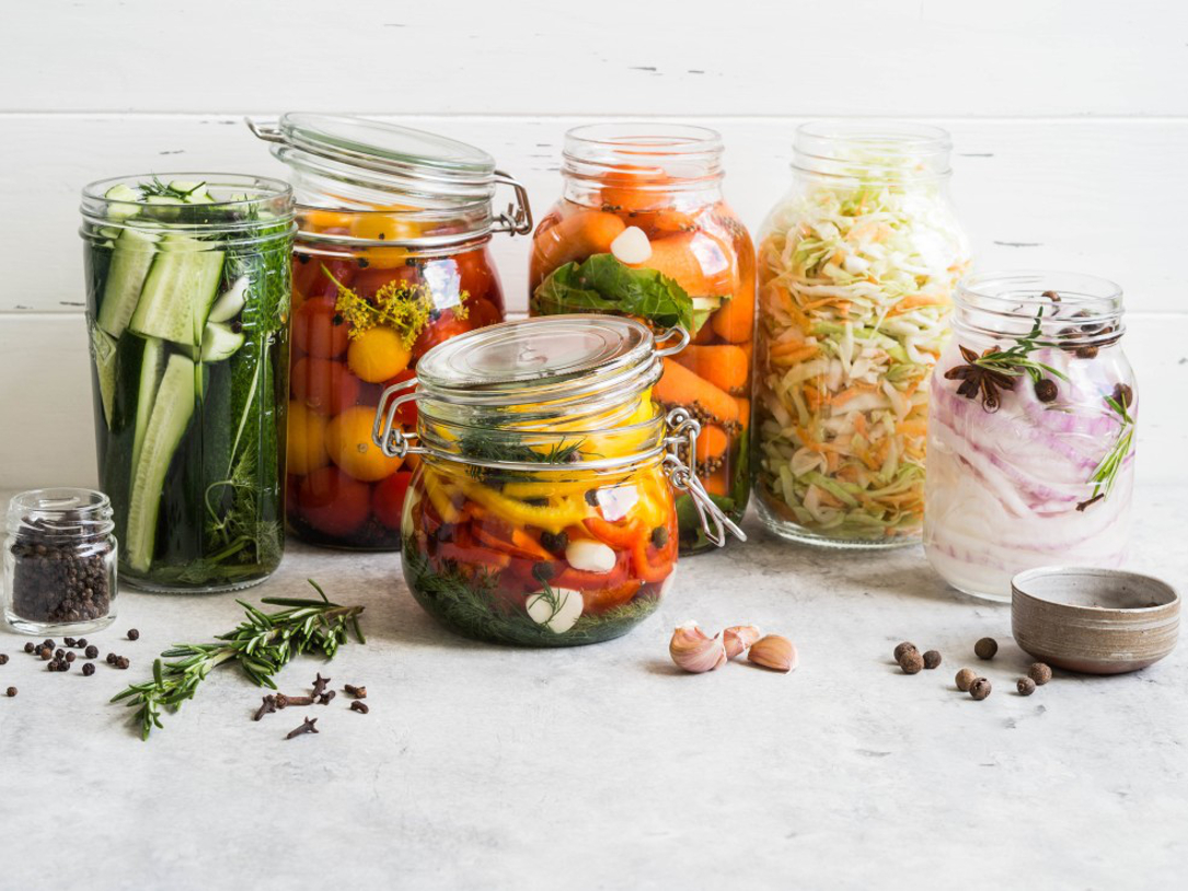 Nicola Spring Bocal De Conserve En Verre Avec Motif En Forme De Coeur (1000ml) - Boîte De 3