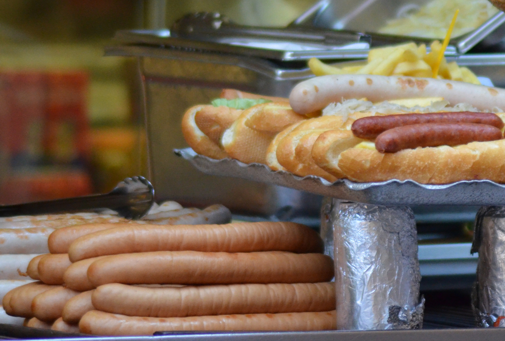 saucisse de Strasbourg bien cuit