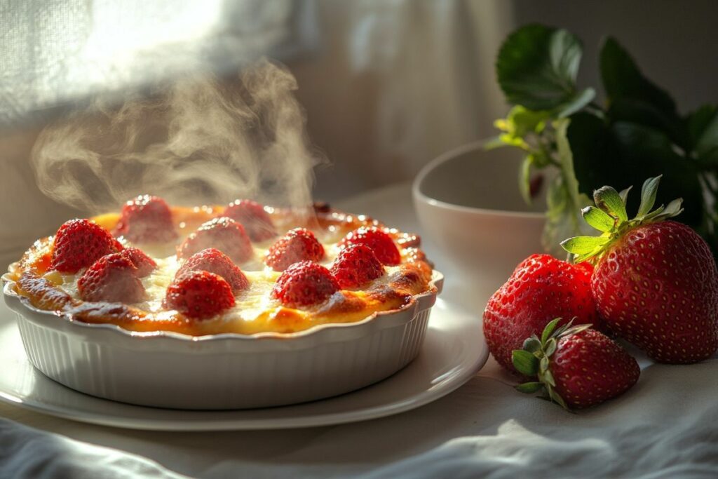 Clafoutis aux fraises : Un dessert au-delà des attentes