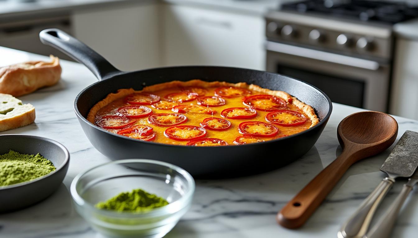 découvrez cinq astuces incontournables pour préparer une délicieuse tarte tatin à la tomate et au matcha, digne des plus grands chefs. éveillez vos papilles avec cette recette originale qui allie douceur et saveurs umami, parfaite pour impressionner vos invités!