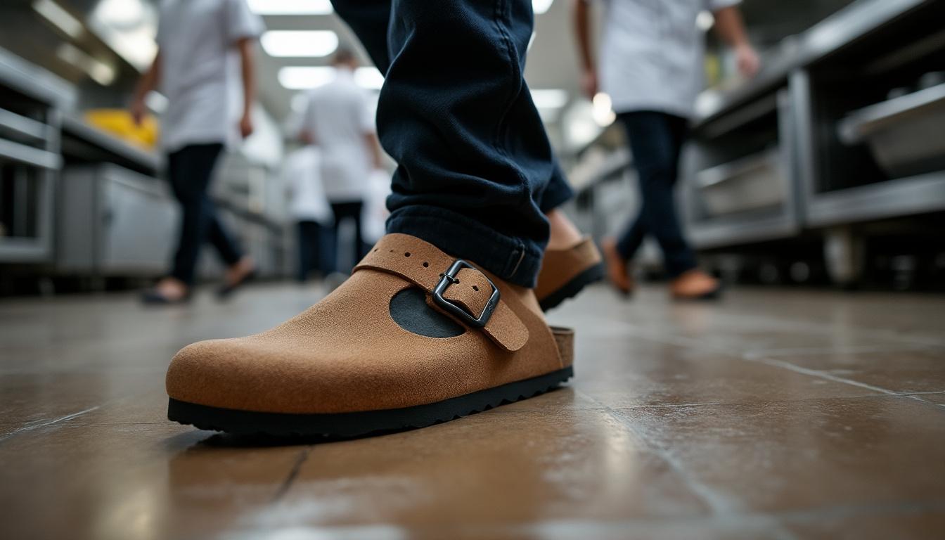 découvrez les nombreux avantages des chaussures de cuisine birkenstock, spécialement conçues pour les professionnels de la restauration. alliant confort, soutien et style, elles sont idéales pour les longues heures passées debout en cuisine tout en offrant une protection optimale. améliorez votre expérience au travail avec le choix parfait pour les chefs et le personnel de service.