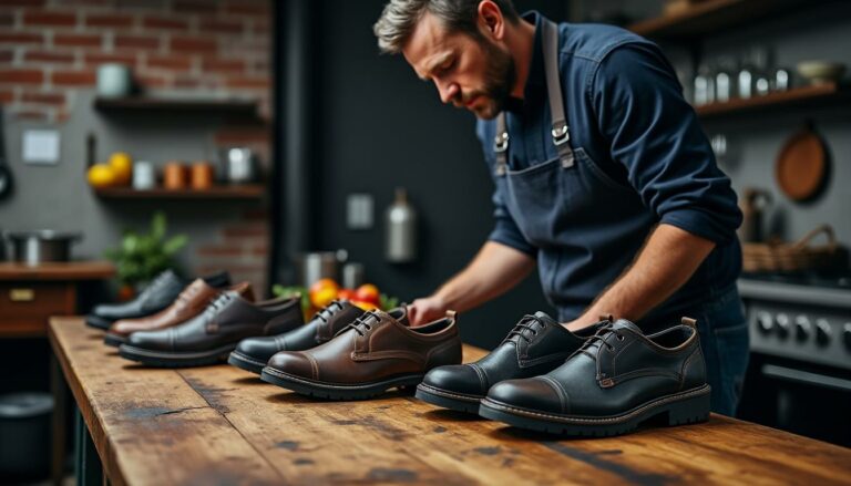 découvrez les critères essentiels pour choisir des chaussures de sécurité adaptées aux hommes travaillant en cuisine. alliant confort, protection et style, trouvez le modèle idéal pour garantir votre sécurité tout en travaillant dans un environnement exigeant.