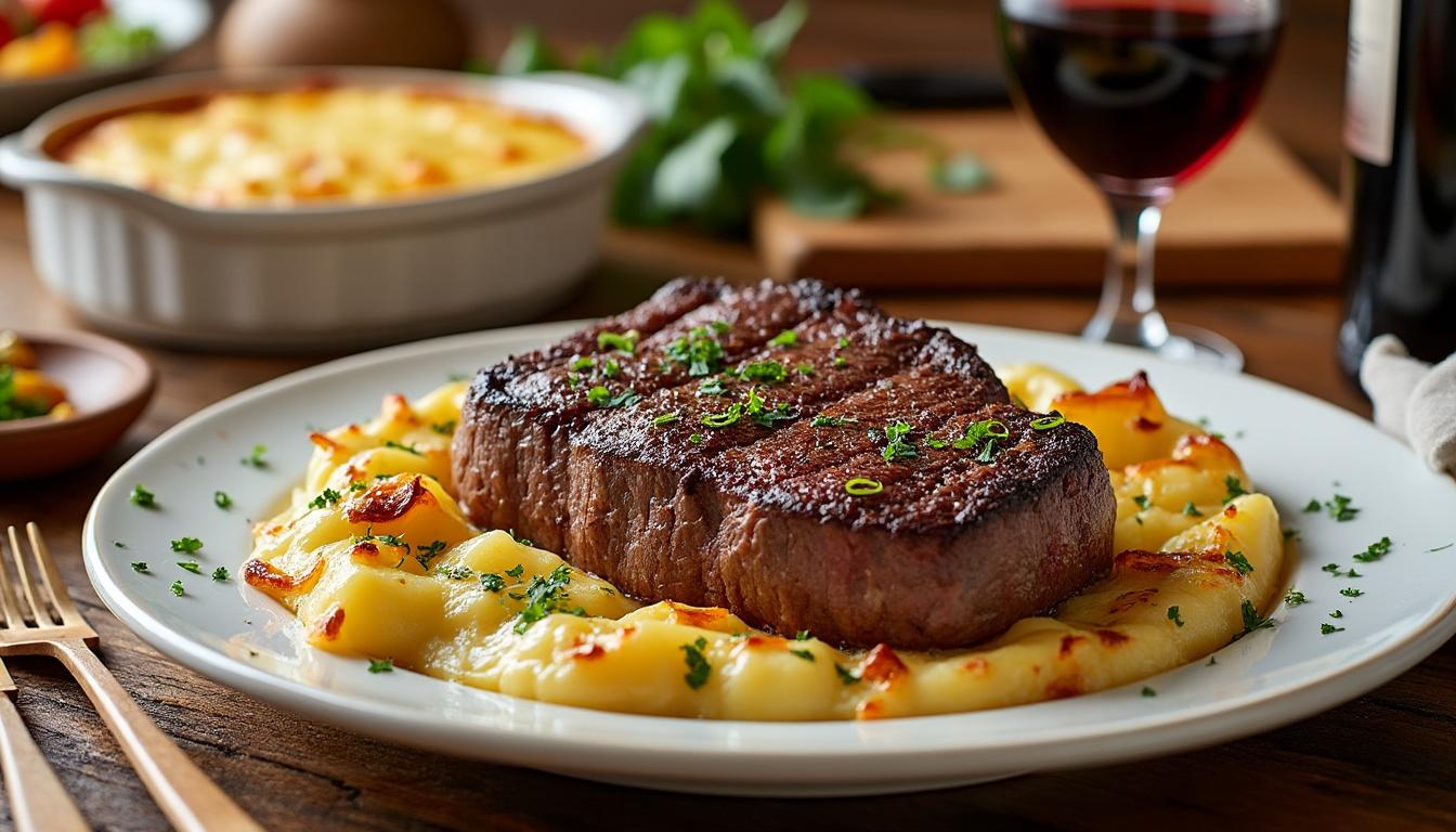 découvrez comment sublimer votre gratin dauphinois avec les meilleures viandes pour impressionner vos convives. apprenez à choisir les accompagnements parfaits et à dresser votre plat comme un véritable chef, pour des repas gourmands réussis.