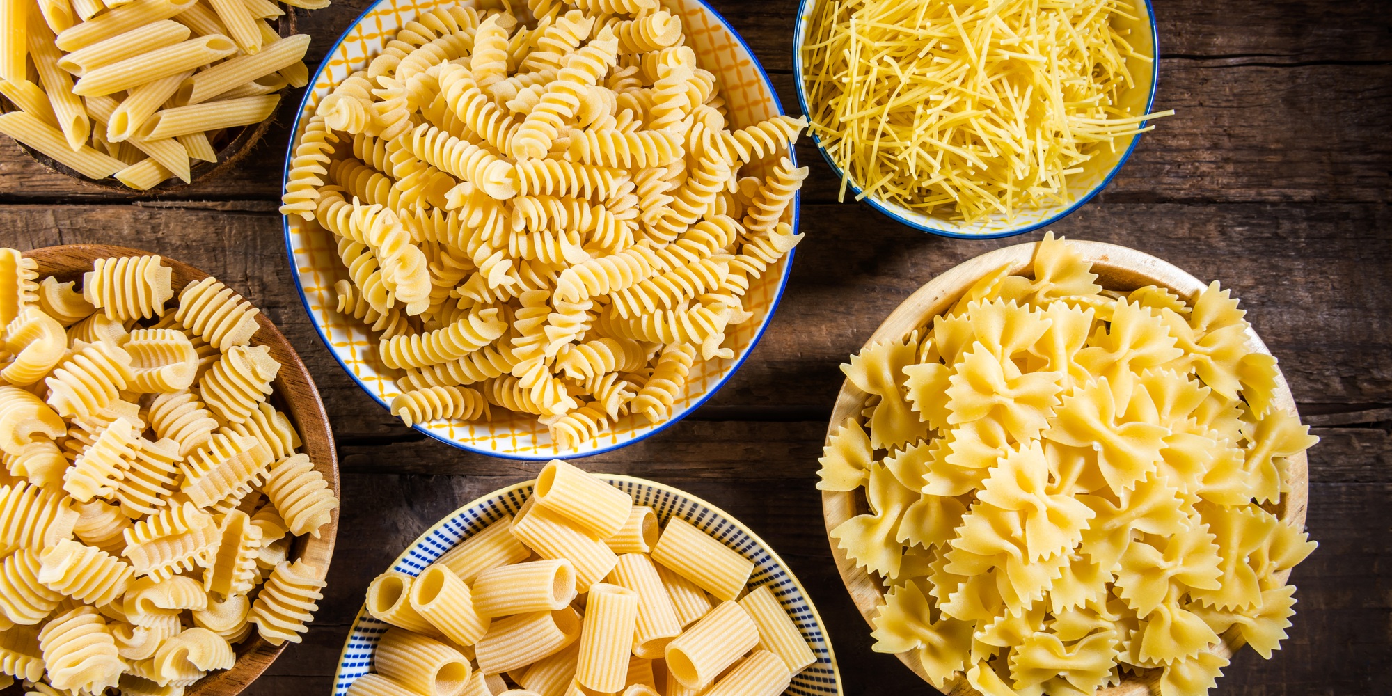 Different Types of Raw Pastas