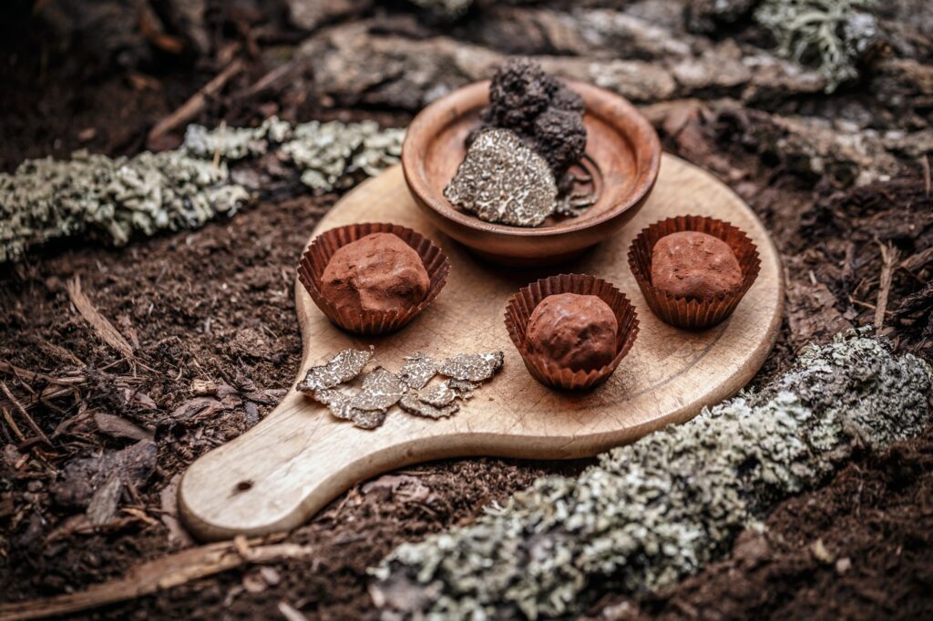 Truffles candy dessert