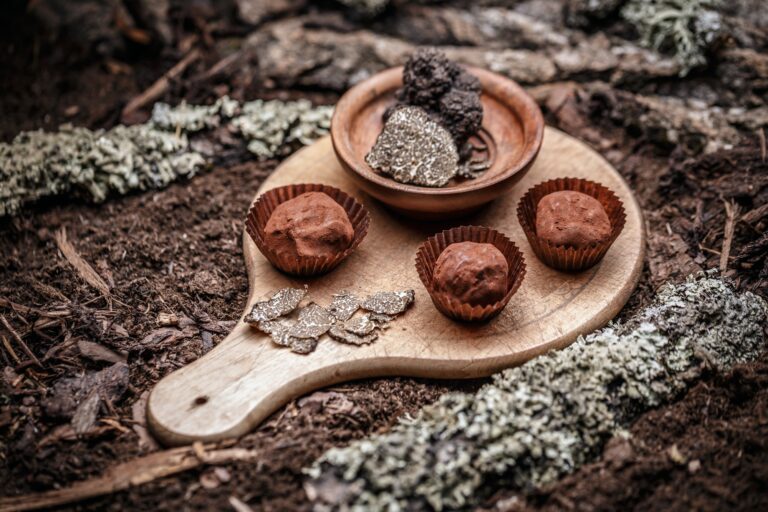 Truffles candy dessert