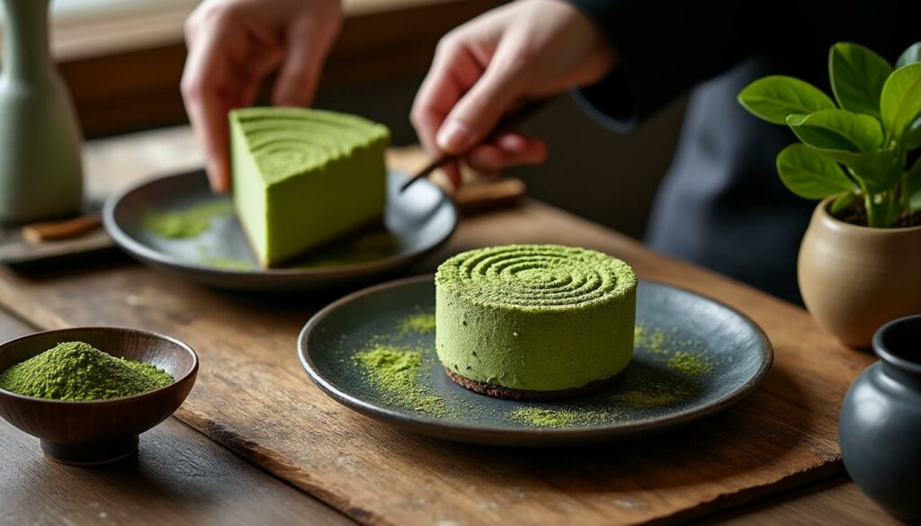 découvrez les secrets d'un gâteau au thé vert japonais délicieux et raffiné, parfait pour impressionner vos invités lors de vos réceptions. apprenez des recettes authentiques et des astuces pour maîtriser cet art culinaire japonais, alliant tradition et goût unique.