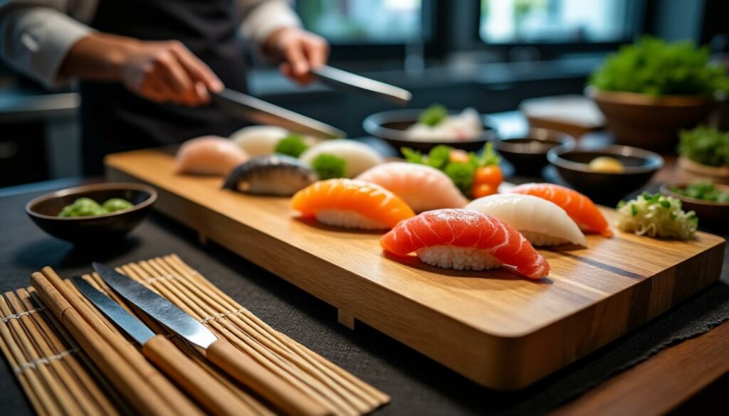 découvrez les secrets d'une recette japonaise de sushis réussie à la maison. apprenez les techniques essentielles, les ingrédients authentiques et des astuces pratiques pour préparer des sushis savoureux qui impressionneront vos invités. transformez votre cuisine en un authentique restaurant japonais !