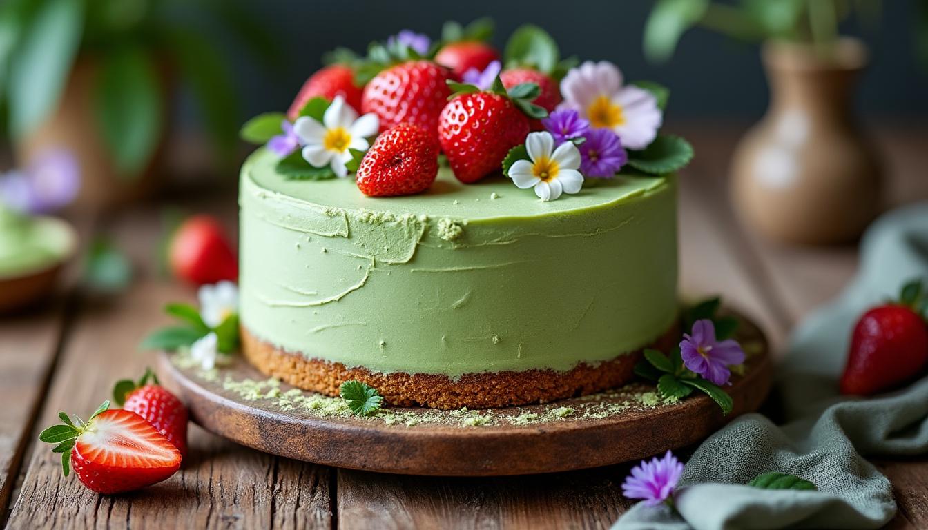 découvrez pourquoi le gâteau au yaourt et thé matcha séduit tous les palais ! facile à réaliser, original et moelleux, ce dessert aux saveurs uniques s'invite à toutes les occasions, du goûter aux grandes célébrations.