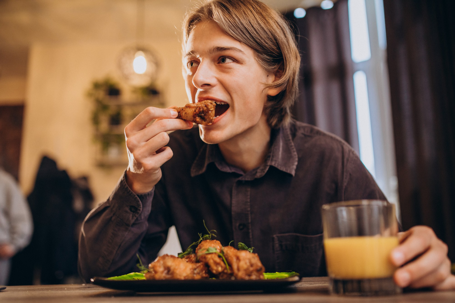 manger du poulet