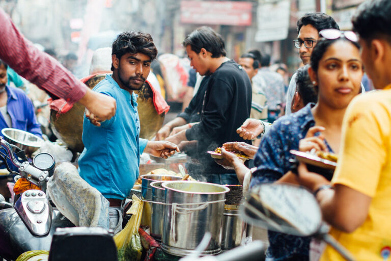 street food à Delhi