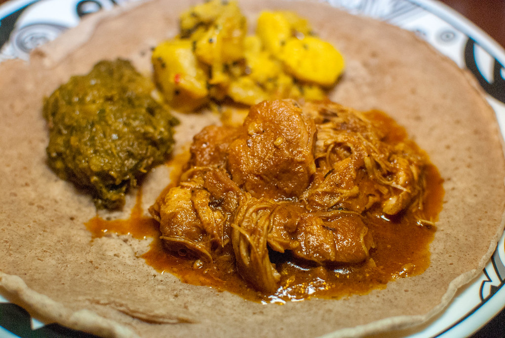 poulet épicé Éthiopie