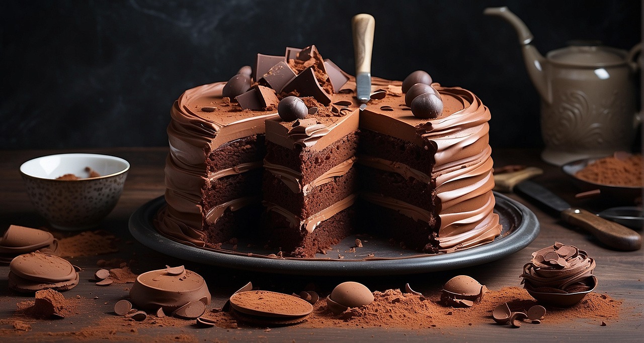 Cake fondant choco