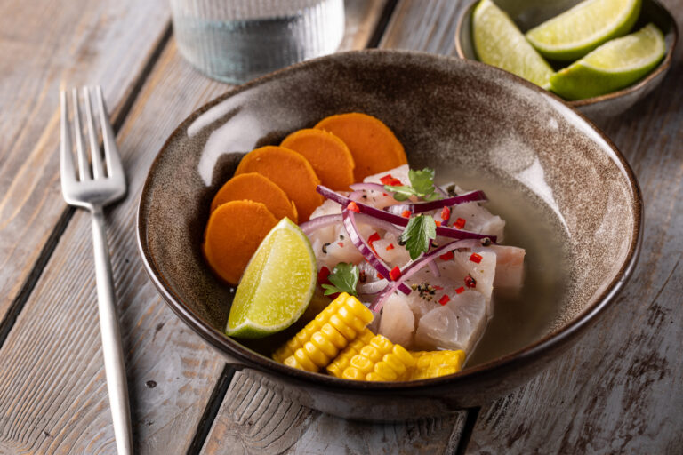 ceviche de cabillaud