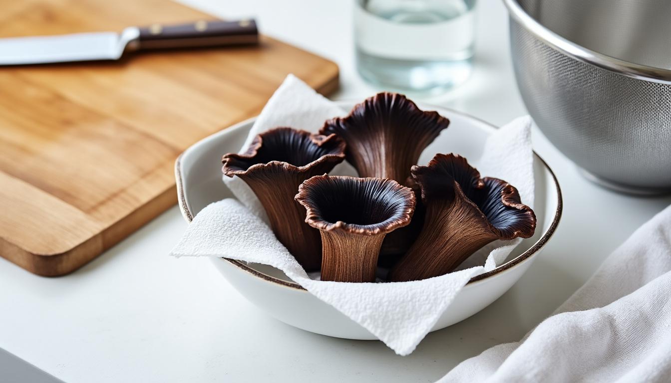 découvrez comment nettoyer efficacement des trompettes de la mort en 5 étapes simples pour préserver leur saveur et leur texture. guide pratique et facile à suivre.