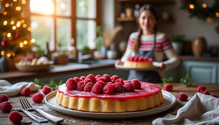 découvrez la recette gourmande de la charlotte aux framboises de cyril lignac, idéale pour sublimer vos fêtes avec une touche de fraîcheur et d'élégance.