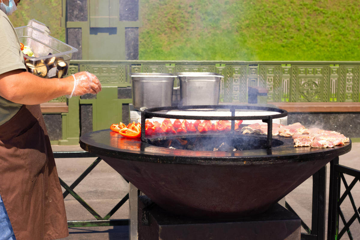 cuisson au brasero