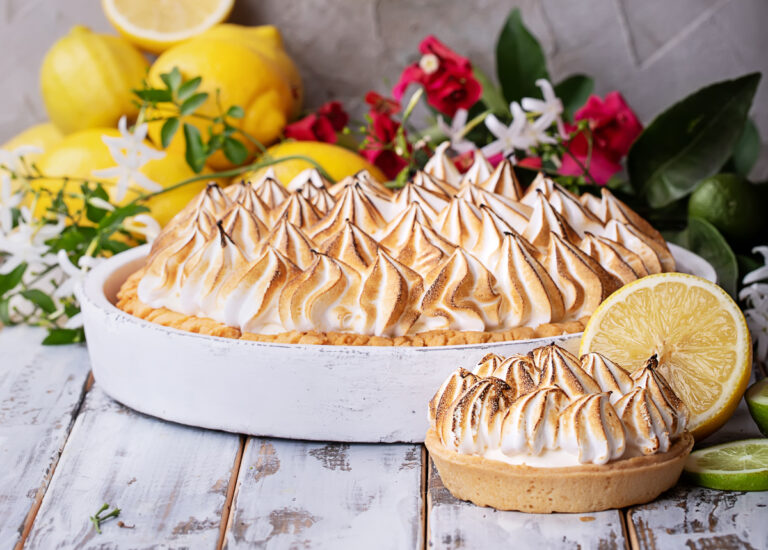 tarte au citron meringuée