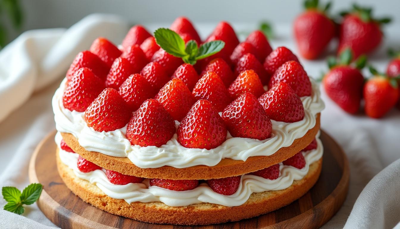 apprenez à réaliser le fraisier de christophe michalak avec cette recette facile pour impressionner vos invités lors de vos occasions spéciales.