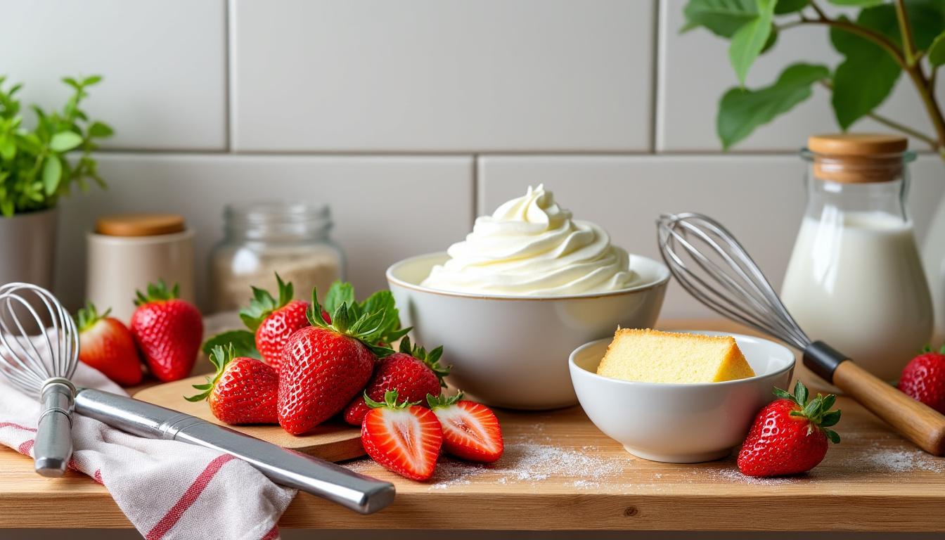 apprenez à préparer le fraisier de christophe michalak grâce à cette recette simple et délicieuse pour impressionner vos invités à coup sûr.