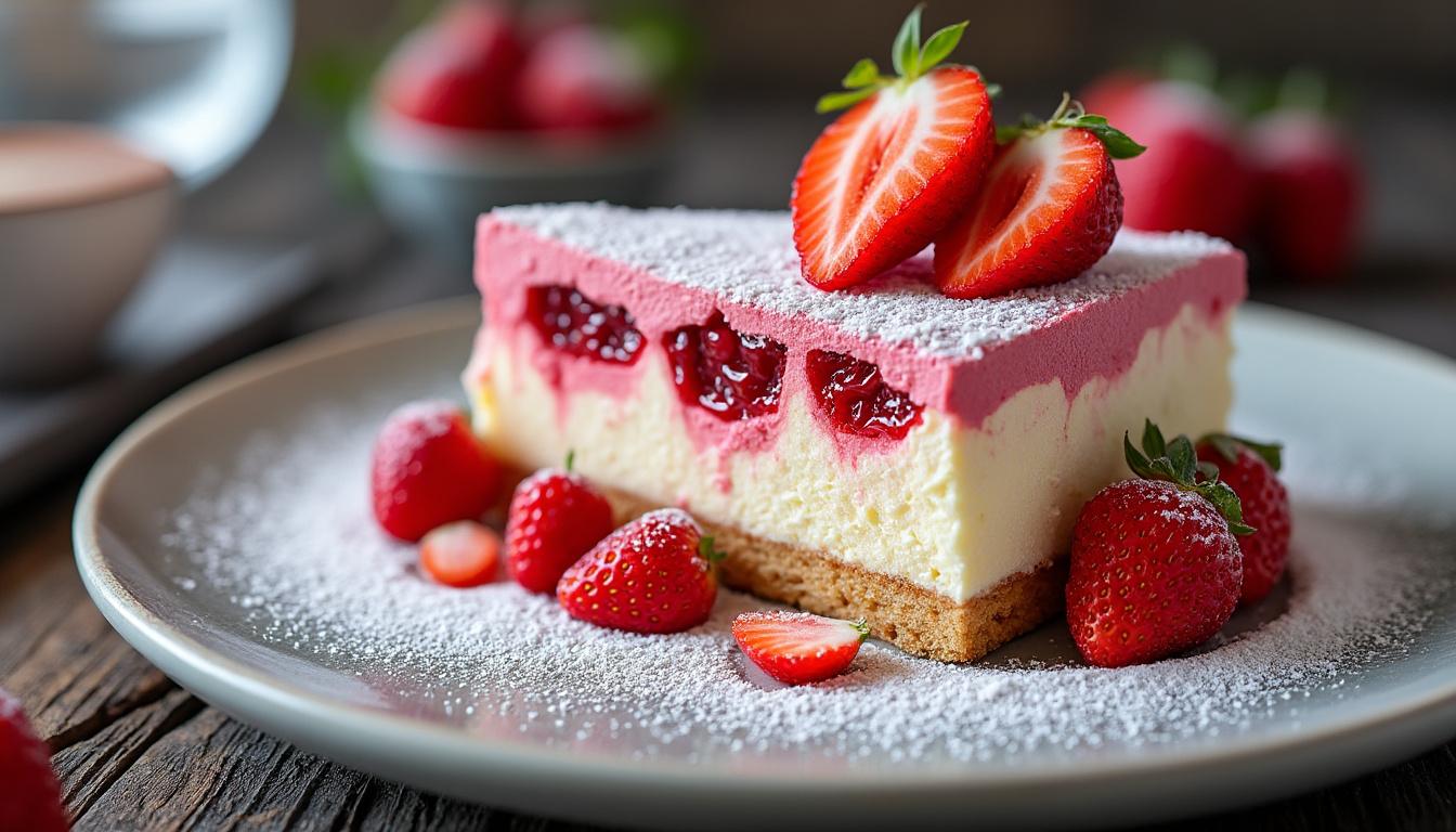 apprenez à réaliser le fraisier de christophe michalak avec cette recette détaillée pour impressionner vos invités grâce à un dessert élégant et délicieux.
