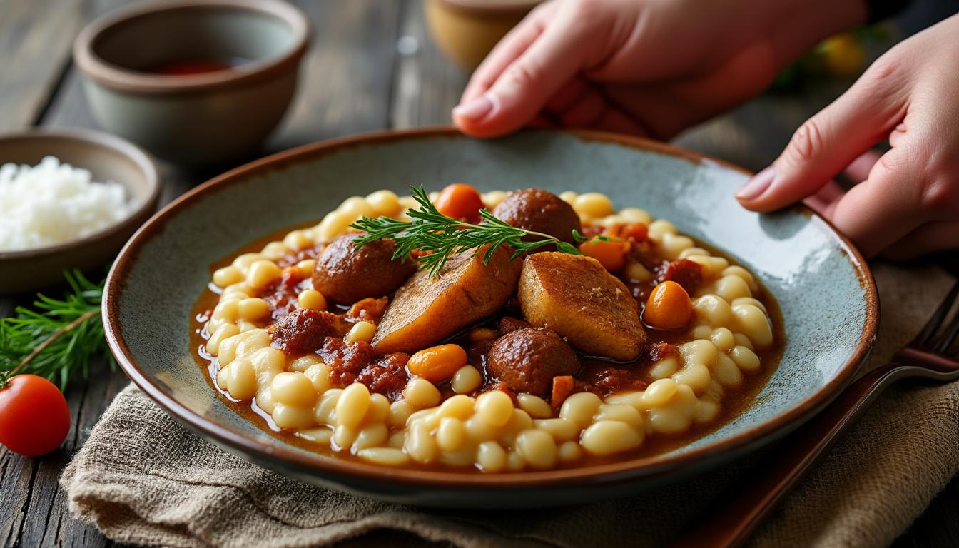découvrez le cassoulet d'etchebest revisité avec des saveurs inédites pour une expérience gustative unique et authentique.