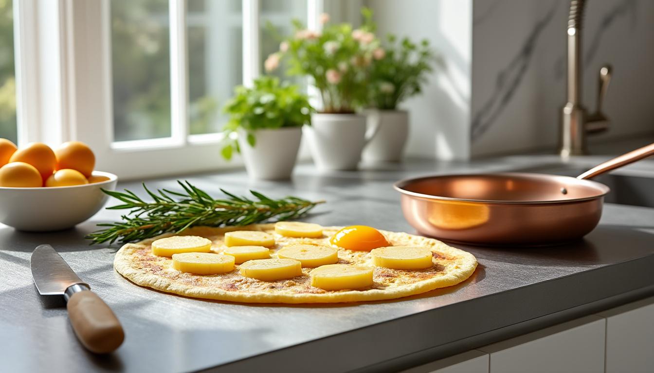 découvrez la recette facile de la tortilla au four de cyril lignac et impressionnez vos amis en quelques étapes simples.
