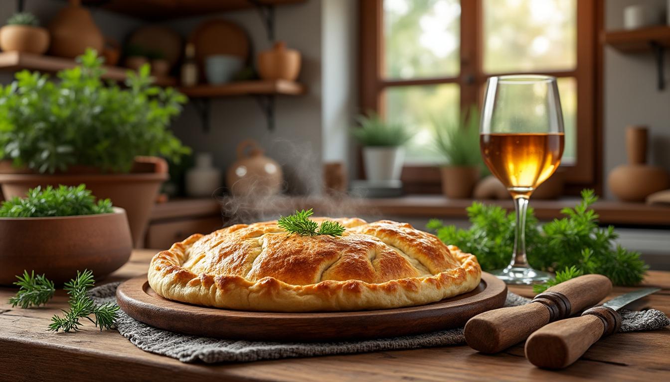 découvrez la délicieuse recette de spanakopita de françois régis gaudry, parfaite pour régaler vos convives avec des saveurs authentiques et gourmandes.