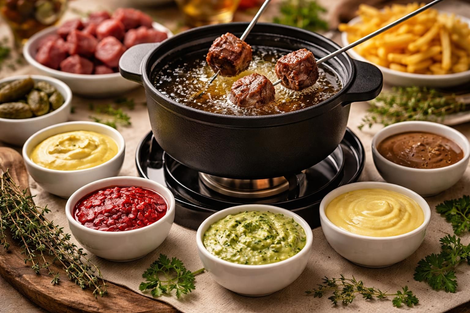 Sauce Pour La Fondue Bourguignonne