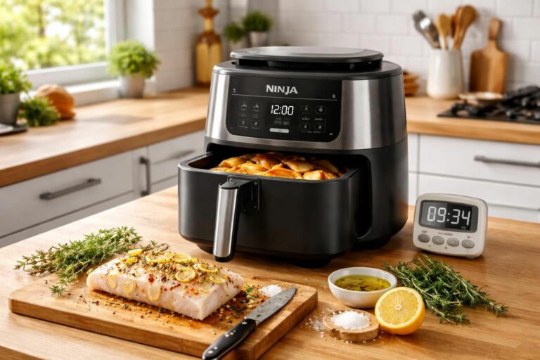 découvrez comment maîtriser facilement le temps de cuisson du cabillaud à l'air fryer ninja pour un poisson parfaitement croustillant et savoureux à chaque fois.