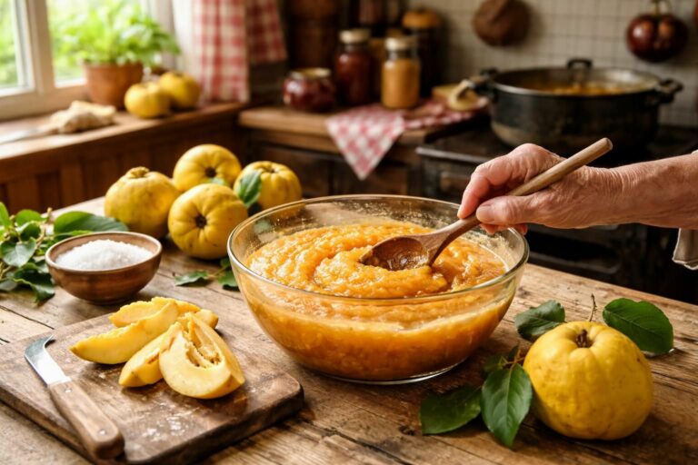 découvrez comment préparer facilement la recette traditionnelle de la pâte de coing maison, méthode grand-mère, pour un délicieux plaisir fruité chez vous.