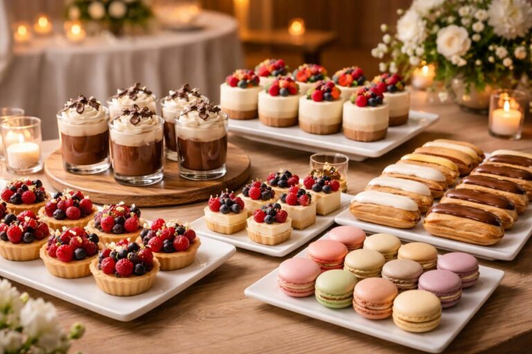 découvrez des idées délicieuses et élégantes de desserts parfaits pour sublimer votre buffet dînatoire et ravir vos invités.