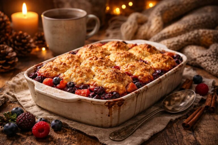 découvrez la recette du cobbler, un dessert chaleureux et réconfortant parfait pour vos soirées d'hiver. facile à préparer, il ravira toute la famille avec ses fruits fondants et sa pâte croustillante.