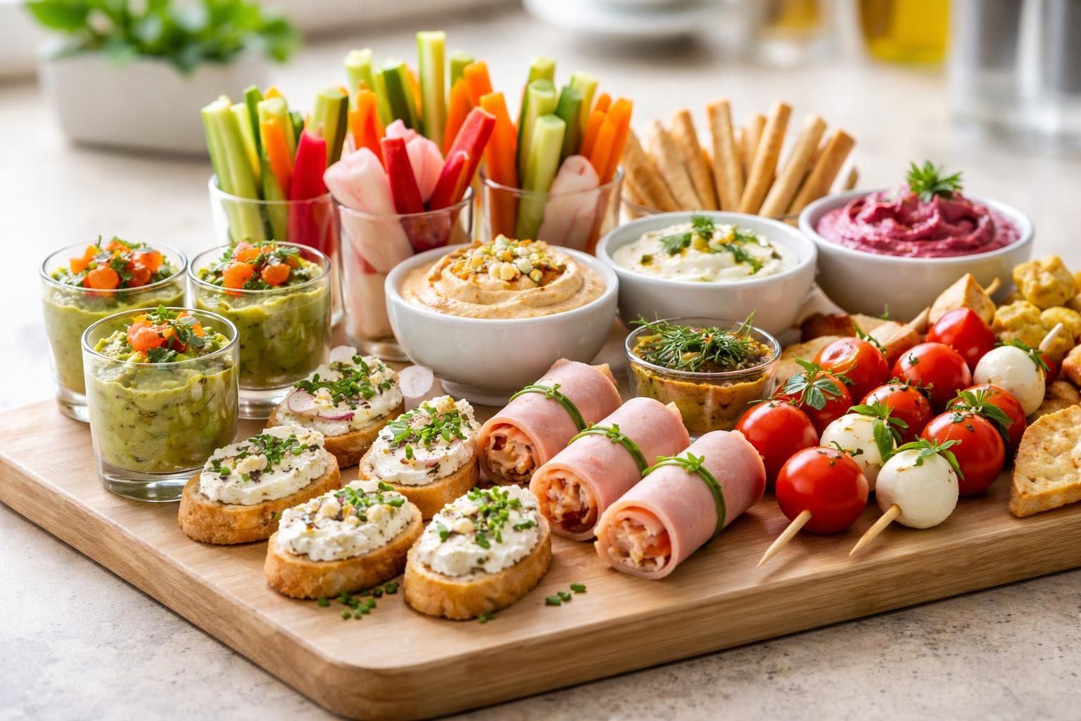découvrez les meilleures recettes d'amuse-bouche faciles et rapides à préparer, sans cuisson, pour épater vos invités en un temps record.