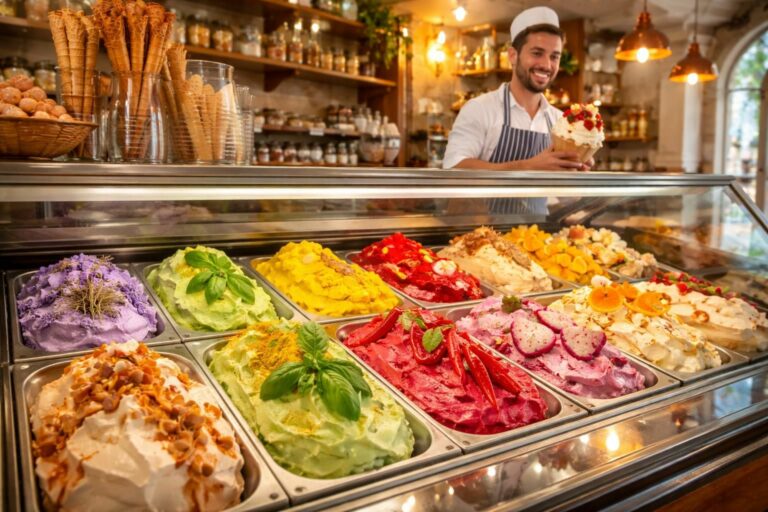 découvrez les saveurs uniques de la gelateria nico, un voyage gustatif surprenant qui éveillera vos papilles à chaque glace.