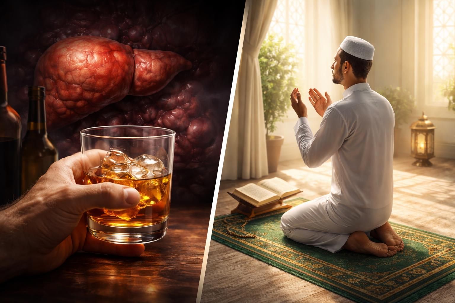 explorez les effets de l'alcool éthylique alimentaire dans la perspective islamique, en analysant ses impacts sur la santé et la foi des croyants.