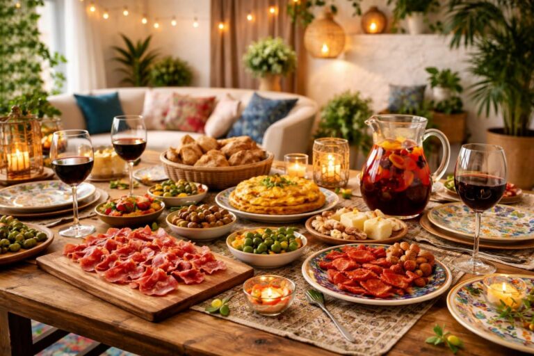 découvrez nos astuces pour organiser un apéro espagnol inoubliable chez vous : recettes, décoration et ambiance festive garantis !