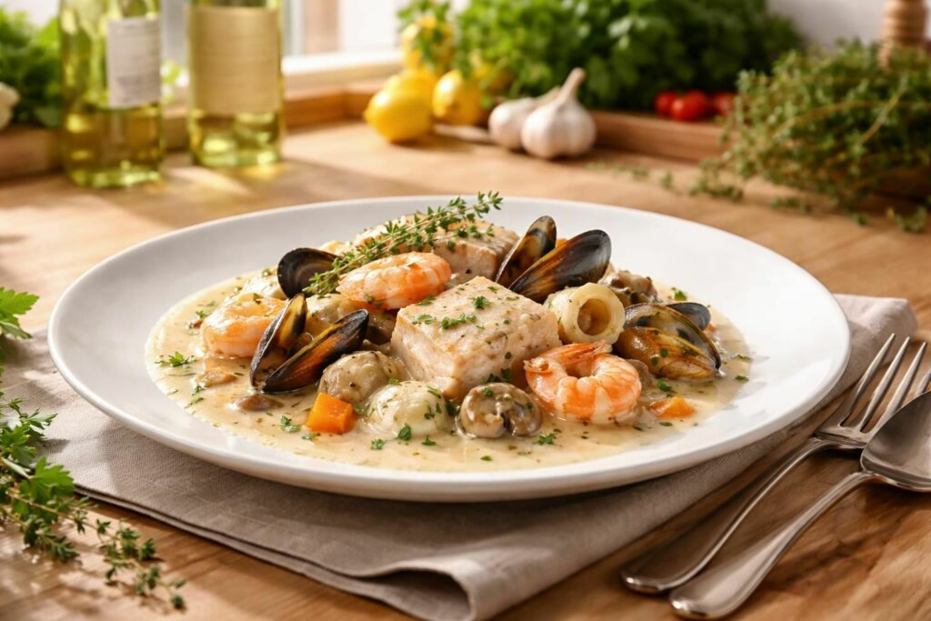 apprenez à réaliser la blanquette de la mer du grand chef, une recette raffinée et savoureuse qui saura impressionner vos invités à coup sûr.