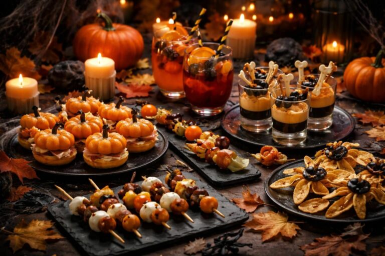 découvrez les meilleures recettes d'apéro dînatoire pour halloween, faciles et délicieuses, parfaites pour impressionner vos invités lors de votre fête effrayante.