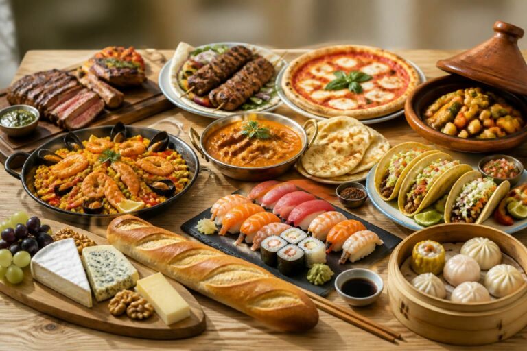 Découvrez le classement des 10 meilleures cuisines du monde et explorez les saveurs uniques des gastronomies internationales les plus réputées.