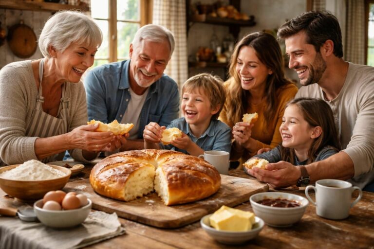 découvrez la recette authentique de la fouace aveyronnaise, un délicieux pain sucré idéal à partager en famille pour des moments gourmands et conviviaux.