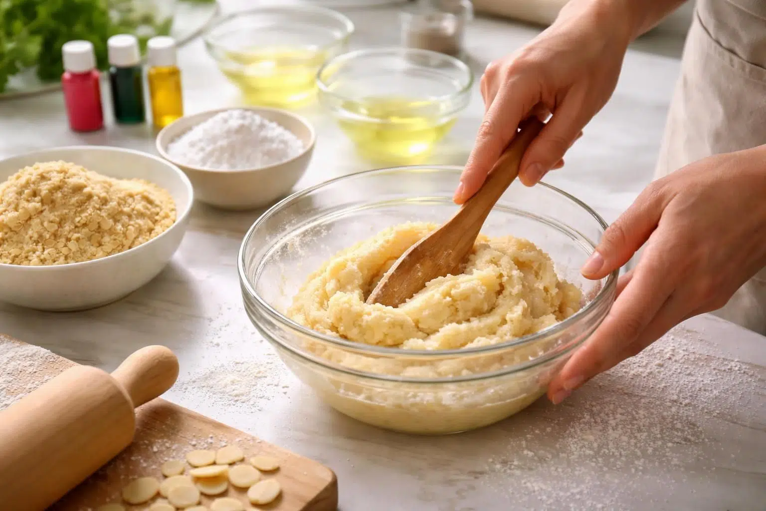 découvrez comment maîtriser la recette de la pâte d'amande facilement et rapidement grâce à notre guide étape par étape.