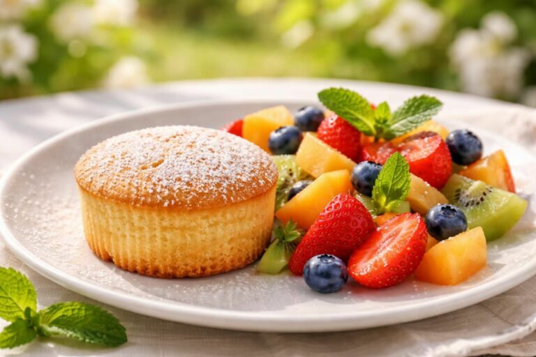 découvrez les secrets d'un petit gâteau parfait pour sublimer votre salade de fruits estivale avec une recette simple et savoureuse.