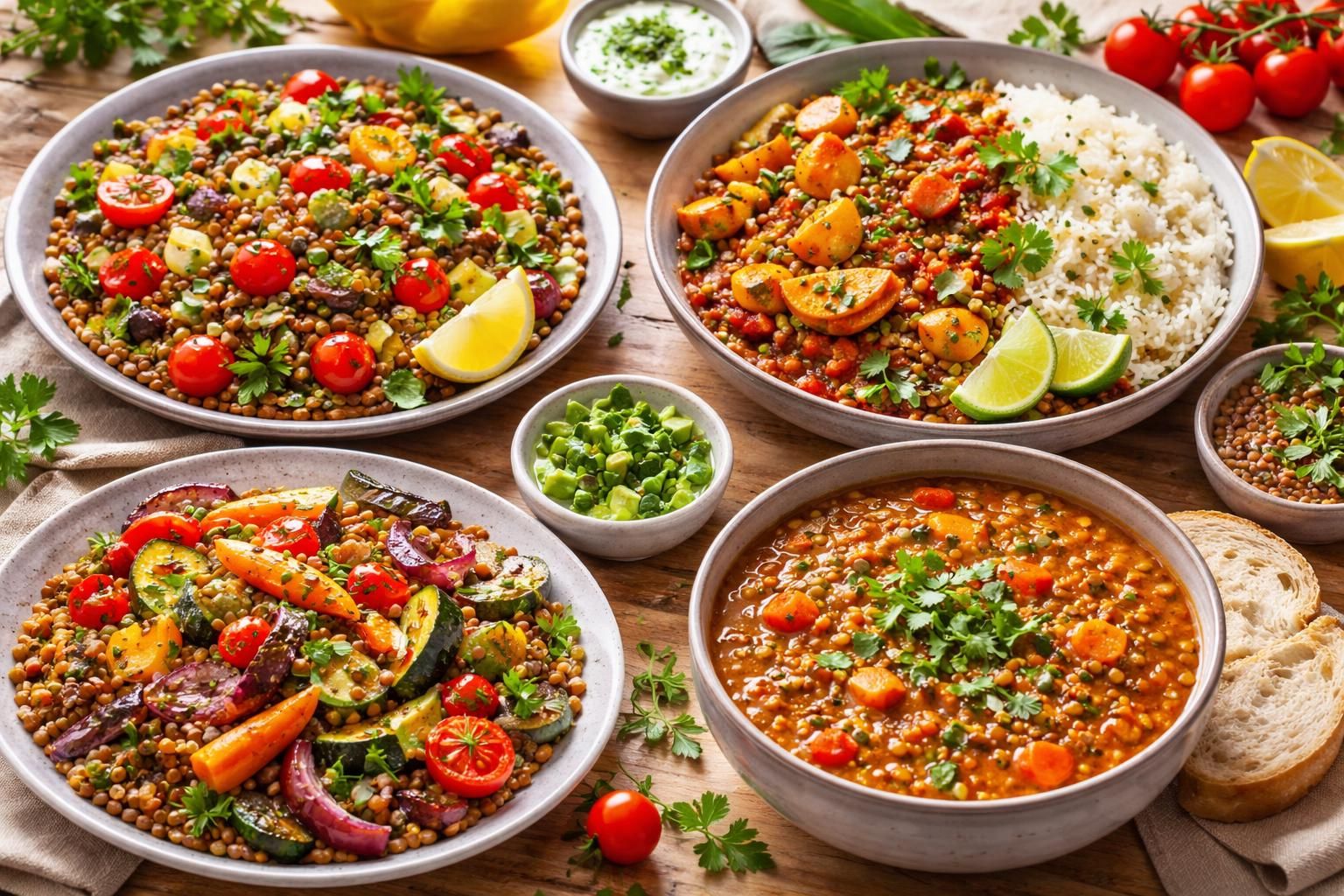 découvrez des idées savoureuses pour accompagner les lentilles et diversifier votre alimentation végétarienne avec des recettes équilibrées et gourmandes.
