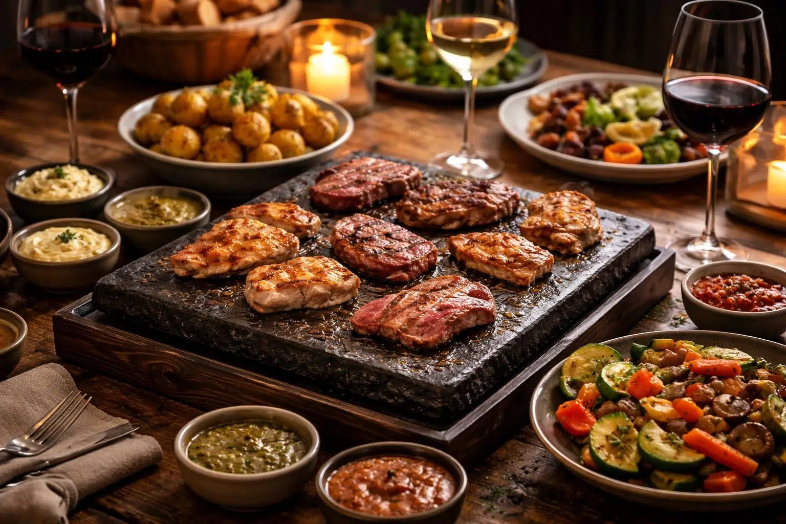 découvrez notre recette de pierrade facile et gourmande, alliant viande tendre et accompagnements savoureux pour varier vos dîners en famille ou entre amis.