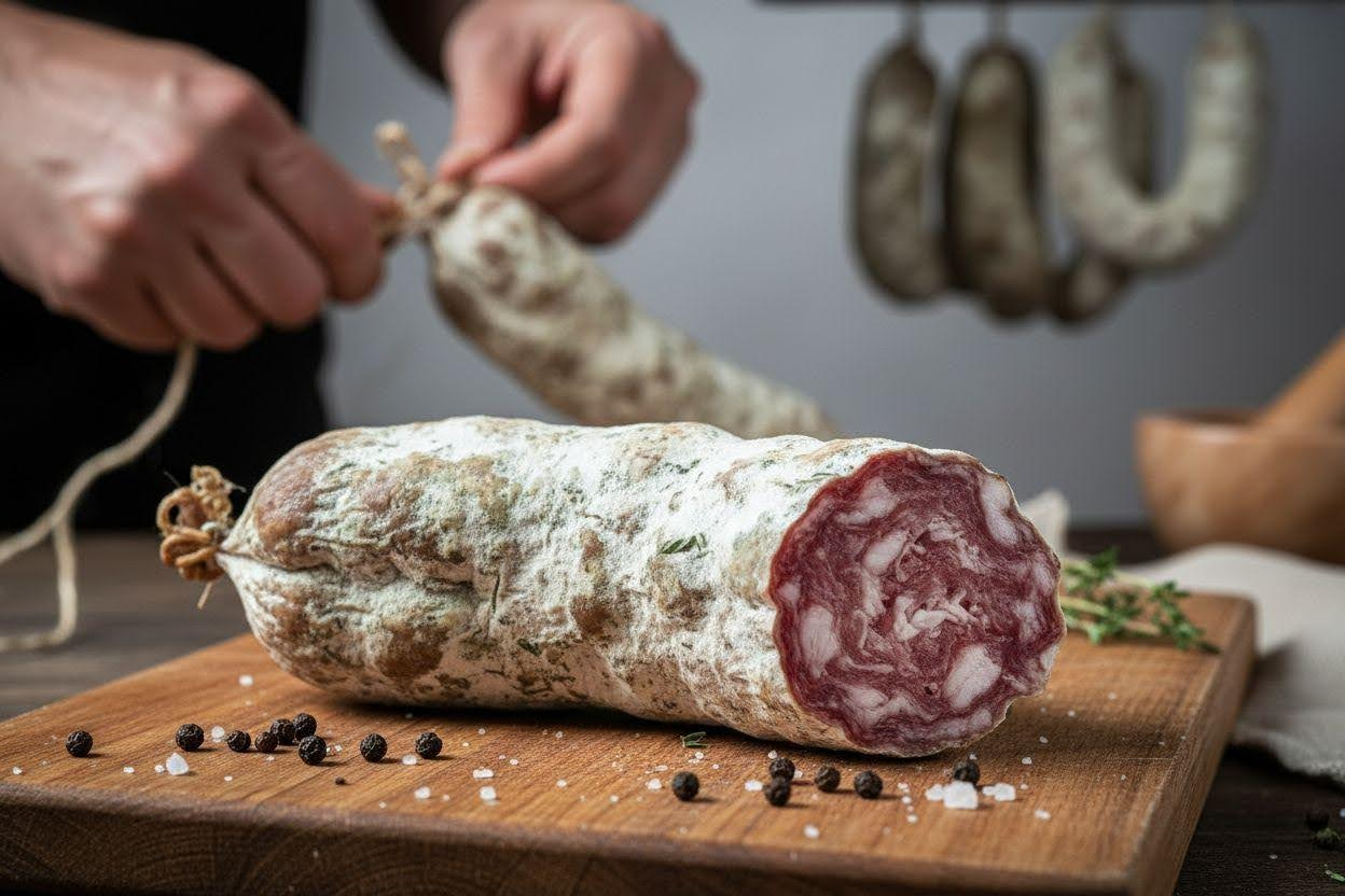 vrai saucisson de qualité